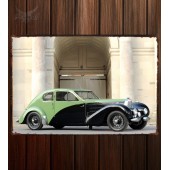Металлическая табличка Bugatti Type 57C Coupe Aerodynamique